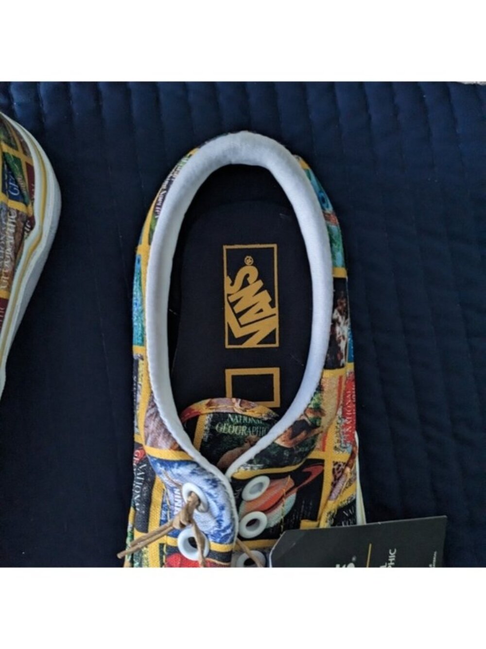 Vans X National Geographic Era Women 5 Multicolor Canvas Low Top 062026 - Picture 4 of 9
